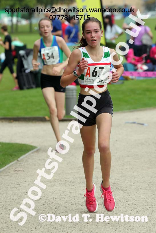 Girls under-13s Northern Road Relays, Warrington. Photo: David T. Hewitson/Sports for All Pics